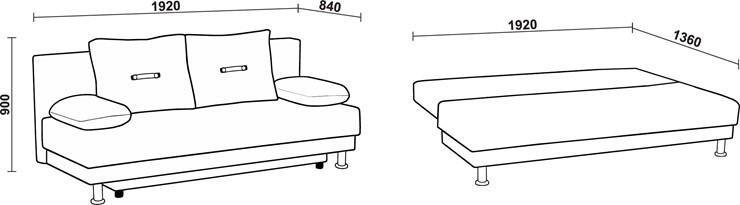 Большой диван Нео 3 Н в Соликамске - изображение 6