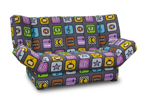 Прямой диван София Люкс пружинный блок в Перми - изображение