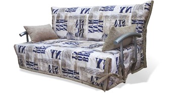 Прямой диван Аккордеон с боковинами, спальное место 1200 в Перми - предосмотр