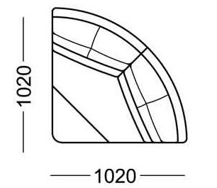 Угловая секция 90 градусов, Кристина в Перми - изображение
