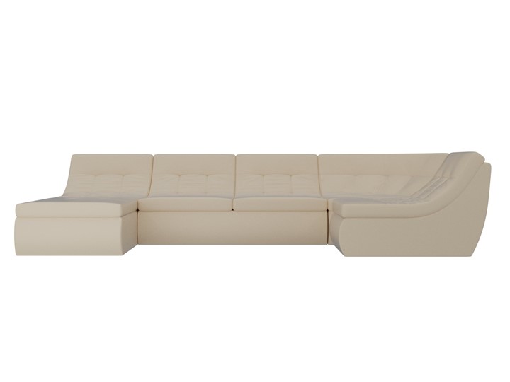 Модульный П-образный диван Холидей, Бежевый (экокожа) в Перми - изображение 3