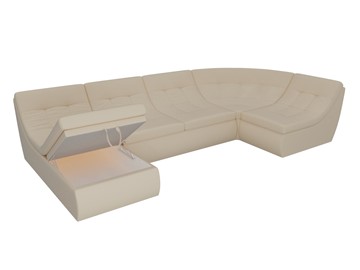 Модульный П-образный диван Холидей, Бежевый (экокожа) в Перми - предосмотр 6