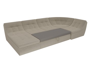 Модульный П-образный диван Холидей, Бежевый (микровельвет) в Перми - предосмотр 7