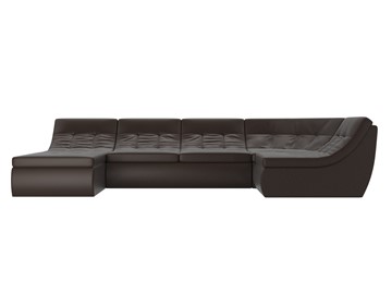 Модульный раскладной диван Холидей, Коричневый (экокожа) в Перми - предосмотр 3