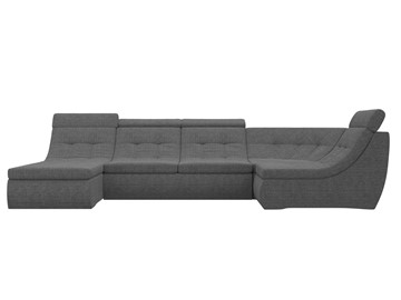 Большой модульный диван Холидей люкс, Серый (рогожка) в Перми - предосмотр 3