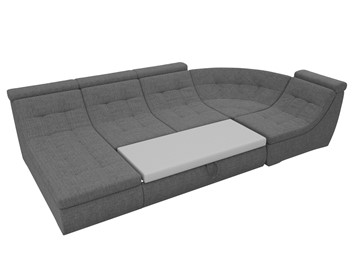 Большой модульный диван Холидей люкс, Серый (рогожка) в Перми - предосмотр 7