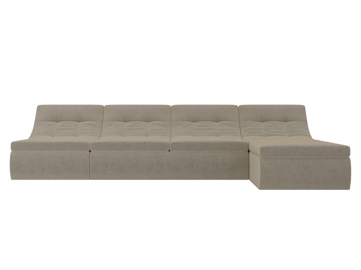 Модульный угловой диван Холидей, Бежевый (микровельвет) в Чайковском - изображение 5