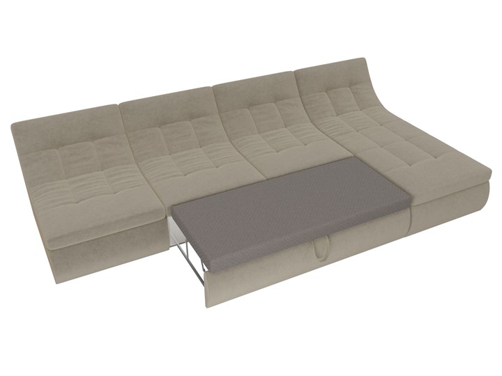 Модульный угловой диван Холидей, Бежевый (микровельвет) в Кунгуре - изображение 6