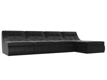 Модульный угловой диван Холидей, Черный (экокожа) в Кунгуре - предосмотр