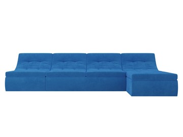 Модульный угловой диван Холидей, Голубой (велюр) в Перми - предосмотр 3