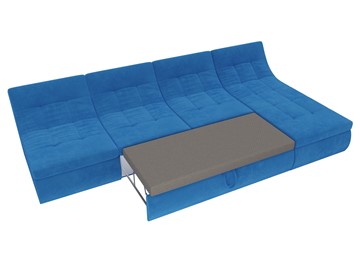 Модульный угловой диван Холидей, Голубой (велюр) в Перми - предосмотр 7