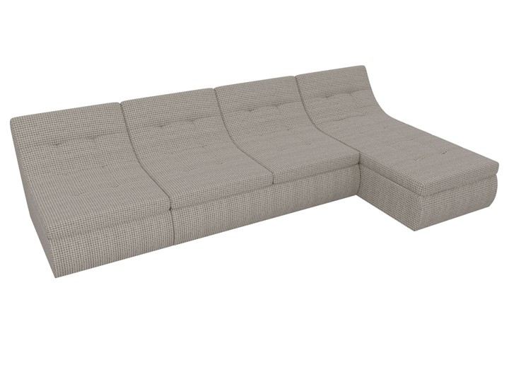 Модульный угловой диван Холидей, Корфу 02 (рогожка) в Березниках - изображение 3