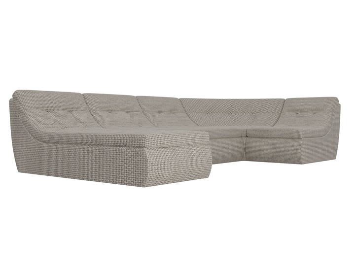 Модульный П-образный диван Холидей, Корфу 02 (рогожка) в Перми - изображение 4