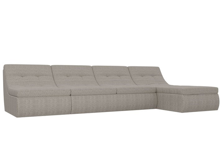 Модульный угловой диван Холидей, Корфу 02 (рогожка) в Перми - изображение