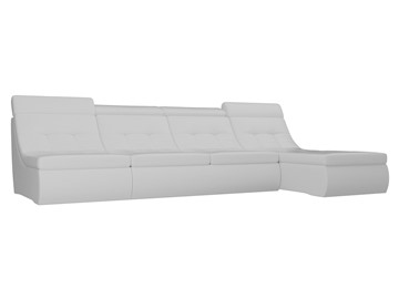 Модульный раскладной диван Холидей люкс, Белый (экокожа) в Перми - предосмотр