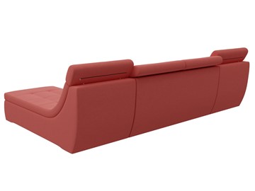 Модульный угловой диван Холидей люкс, Коралловый (микровельвет) в Перми - предосмотр 5
