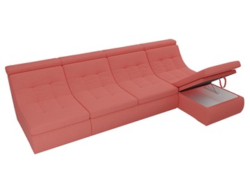 Модульный угловой диван Холидей люкс, Коралловый (микровельвет) в Перми - предосмотр 7