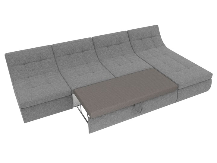 Модульный угловой диван Холидей, Серый (рогожка) в Перми - изображение 6