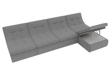 Модульный угловой диван Холидей, Серый (рогожка) в Перми - предосмотр 7