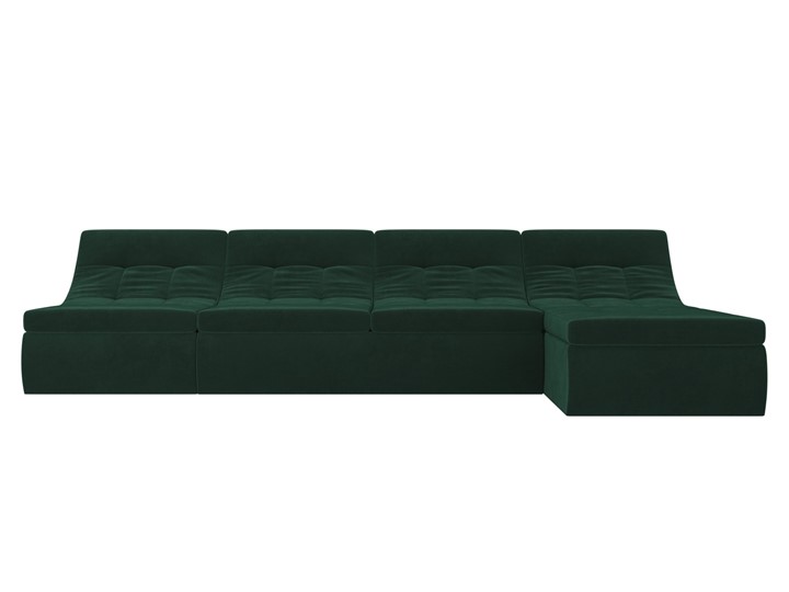 Большой модульный диван Холидей, Зеленый (велюр) в Перми - изображение 3
