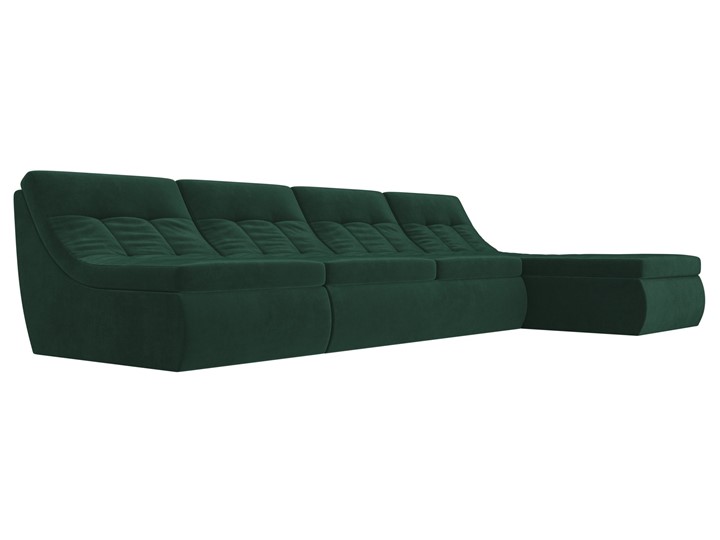 Большой модульный диван Холидей, Зеленый (велюр) в Перми - изображение 4