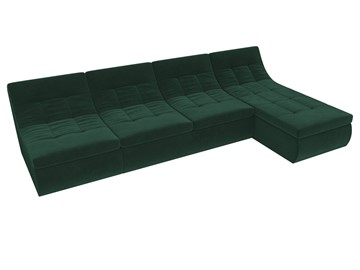 Большой модульный диван Холидей, Зеленый (велюр) в Перми - предосмотр 5