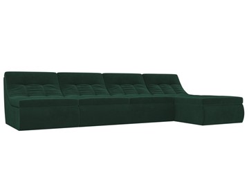 Большой модульный диван Холидей, Зеленый (велюр) в Перми - предосмотр