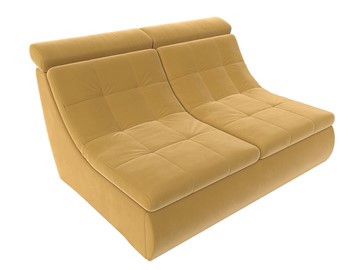 Секция диванная с механизмом Холидей люкс, Желтый (микровельвет) в Перми - предосмотр