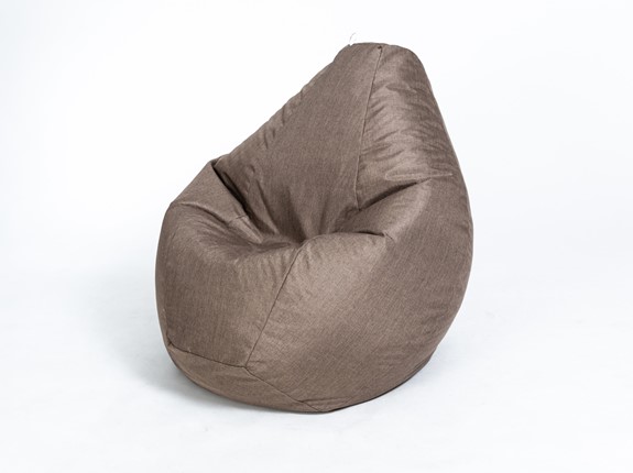 Кресло-мешок Хоум среднее, коричневое в Перми - изображение