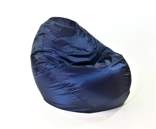Кресло-мешок Макси, оксфорд, 150х100, черно-синее в Перми - изображение