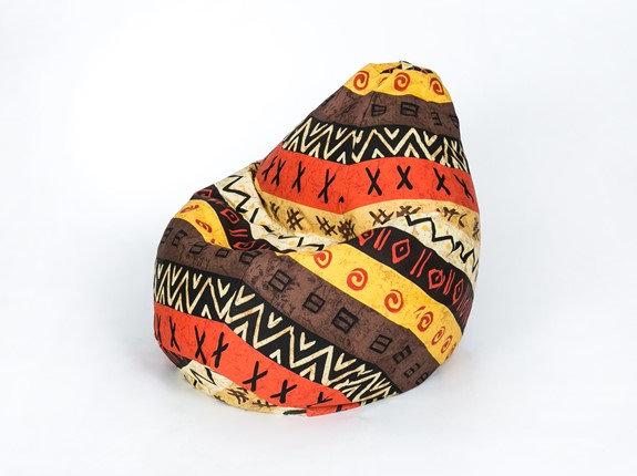 Кресло-мешок Груша большое, жаккард, африкан в Перми - изображение