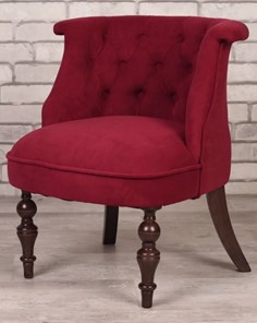 Кресло Бархат (бордовый/темно-коричневый) в Перми