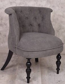 Кресло Бархат (серый бархат/венге) в Перми