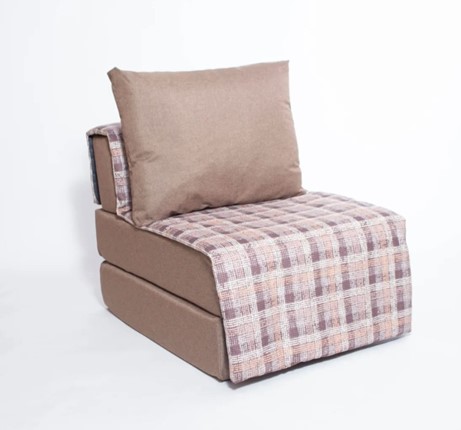 Бескаркасное кресло Харви, коричневый - квадро беж в Перми - изображение