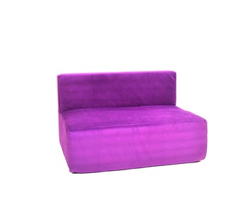 Кресло бескаркасное Тетрис 100х80х60, фиолетовое в Перми