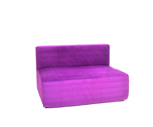 Кресло бескаркасное Тетрис 100х80х60, фиолетовое в Перми - изображение