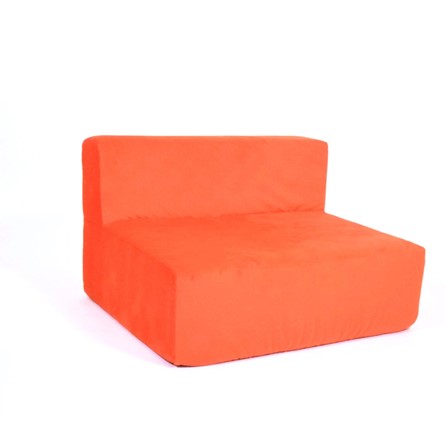 Кресло бескаркасное Тетрис 100х80х60, оранжевое в Перми - изображение