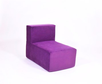 Кресло бескаркасное Тетрис 50х80х60, фиолетовое в Кунгуре