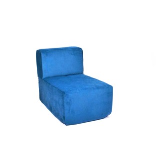 Кресло бескаркасное КлассМебель Тетрис 50х80х60, синий в Перми