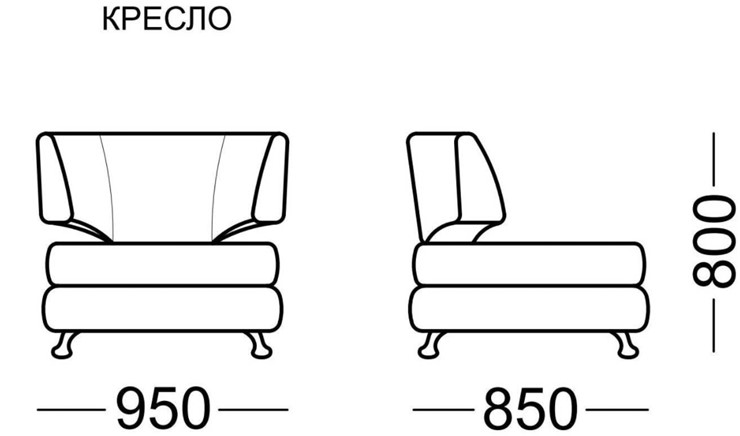 Кресло для отдыха Бруно Элита 50 Б в Перми - изображение 3