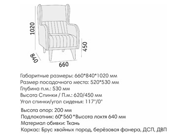 Кресло для отдыха Градара в Соликамске - предосмотр 6
