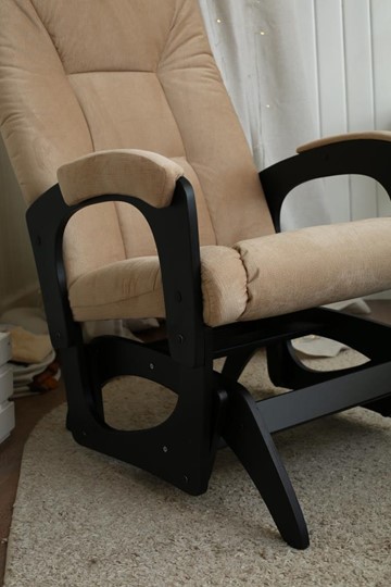 Кресло-качалка Леон маятниковая, ткань AMIGo песок 29-Т-П в Березниках - изображение 8