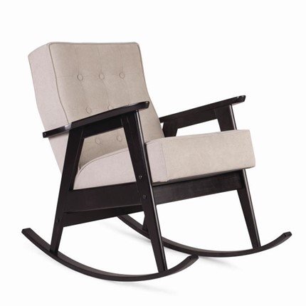 Кресло-качалка Ретро (венге / 02 - светло-серый) в Перми - изображение