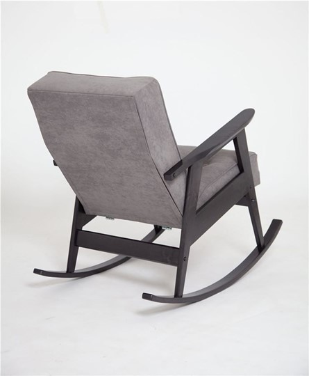 Кресло-качалка Ретро (венге / RS 15 - темно-серый) в Перми - изображение 1