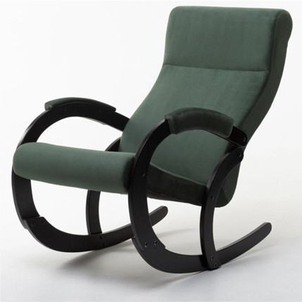 Кресло-качалка в гостиную Корсика, ткань Amigo Green 34-Т-AG в Чайковском - изображение