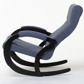 Кресло-качалка в гостиную Корсика, ткань Amigo Navy 34-Т-AN в Перми - предосмотр 1