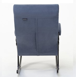 Кресло-качалка в гостиную Корсика, ткань Amigo Navy 34-Т-AN в Перми - предосмотр 2