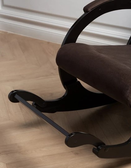 Кресло-качалка в гостиную Марсель, ткань Amigo Coffee 33-Т-AC в Перми - изображение 3