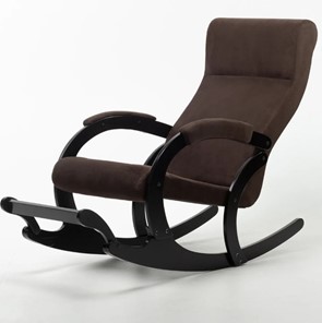 Кресло-качалка в гостиную Марсель, ткань Amigo Coffee 33-Т-AC в Березниках - предосмотр