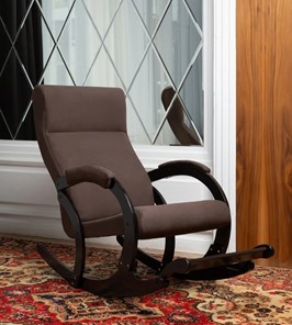 Кресло-качалка в гостиную Марсель, ткань Amigo Coffee 33-Т-AC в Березниках - предосмотр 5